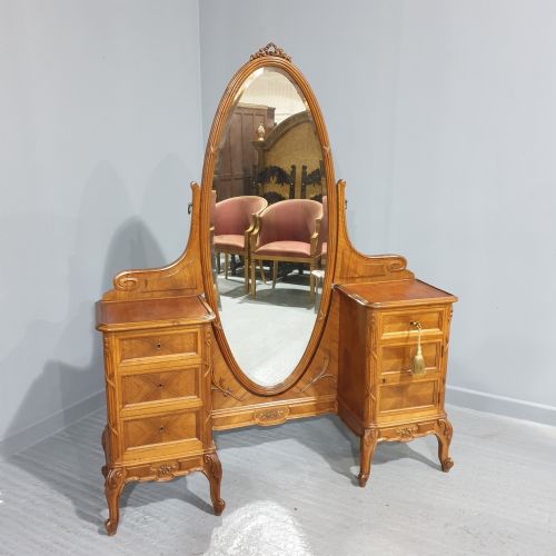 Outstanding French Walnut Dressing Table