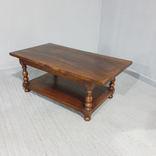 Solid Oak Plank Coffee Table