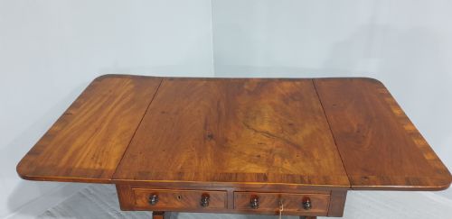 OUTSTANDING C18TH MAHOGANY SOFA TABLE - ADDITIONAL PHOTO 5