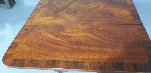 OUTSTANDING C18TH MAHOGANY SOFA TABLE - ADDITIONAL PHOTO 7