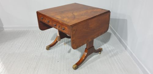 OUTSTANDING C18TH MAHOGANY SOFA TABLE - ADDITIONAL PHOTO 14