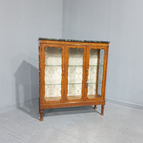 Fine Satinwood Inlaid Display Cabinet