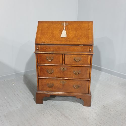 fig 1. Super Burr Walnut Queen Anne Bureau
