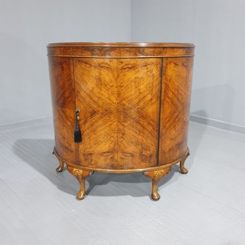 Very Good Burr Walnut Sidecabinet