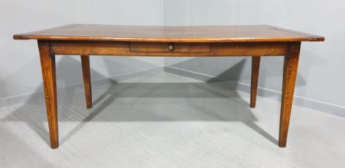fig 1. French Oak Plank Kitchen Dining Table