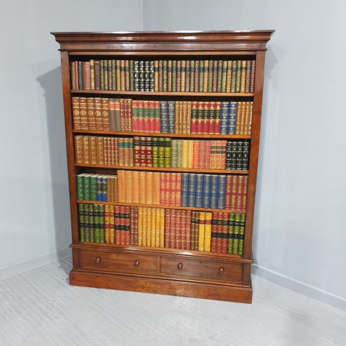 Outstanding Victorian Open Library Bookcase