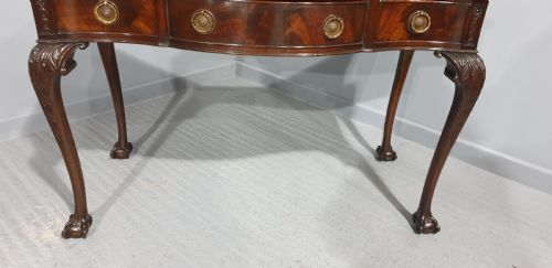 fig 1. Mahogany Serpentine Side Table