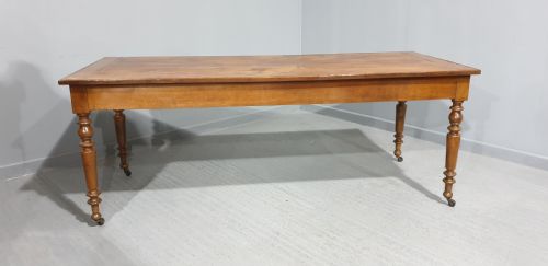 fig 1. Superb Large French Farmhouse Kitchen Table