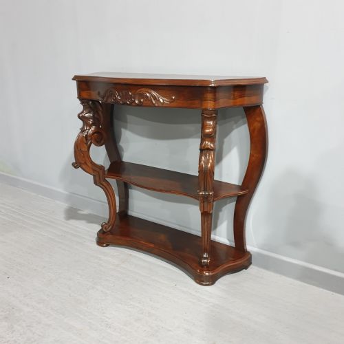 fig 1. Superior English Rosewood Console Table