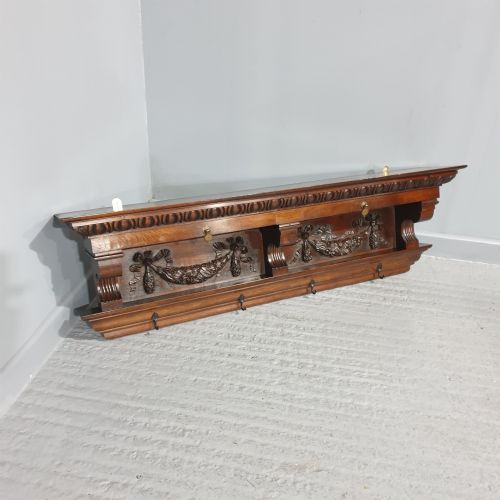 Wonderful Carved Hanging Coat Rack
