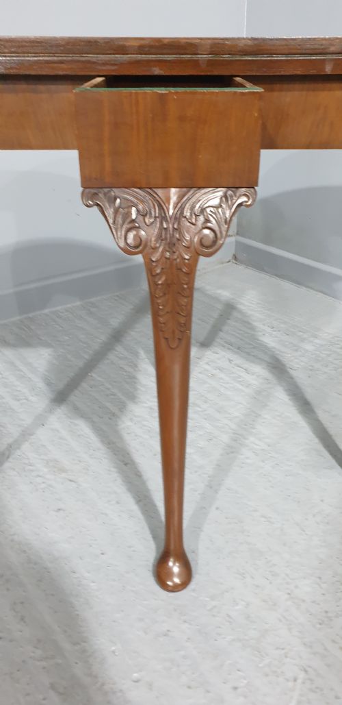 BURR WALNUT GAMES TABLE - ADDITIONAL PHOTO 7