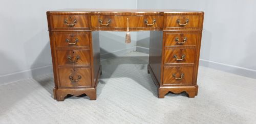fig 1. Superb Mahogany Pedestal Desk