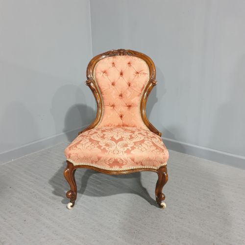 SUPER VICTORIAN MAHOGANY CHAIR - ADDITIONAL PHOTO 1