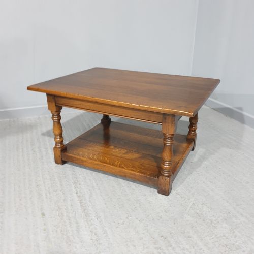 Solid Oak Plank Coffee Table