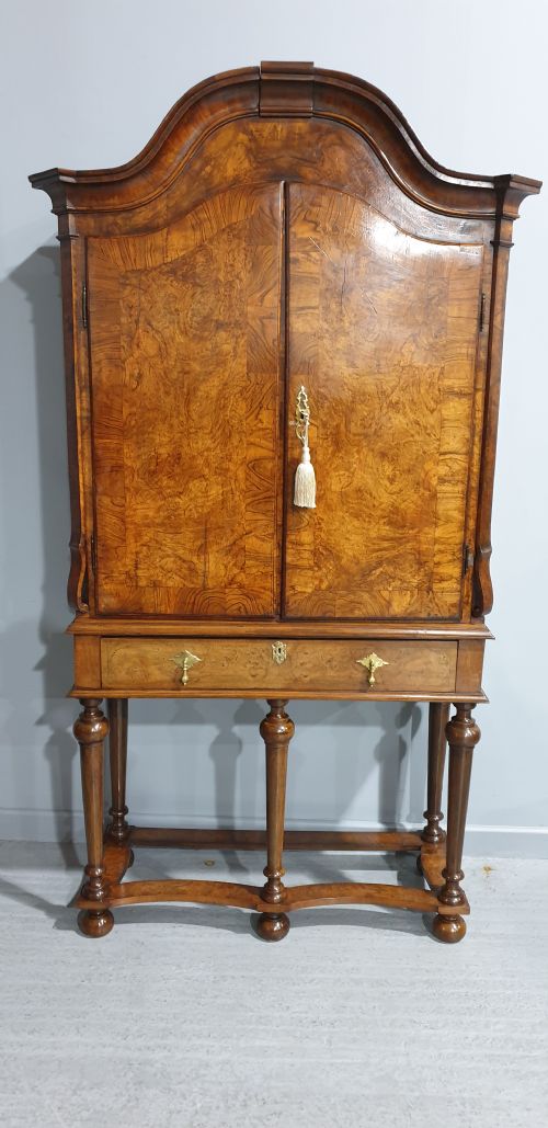 fig 1. Fabulous Walnut Cabinet on Stand