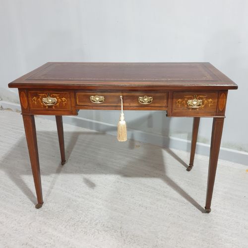 Pretty Mahogany Inlaid Writing Desk