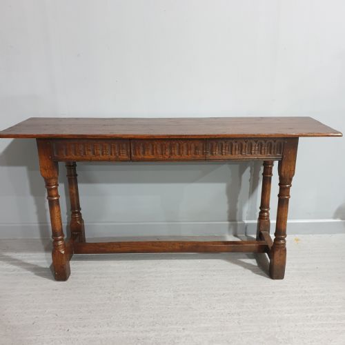 Super Quality Oak Console Hall Table