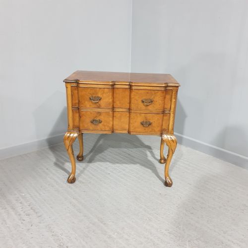 Very Pretty Burr Walnut Low Boy