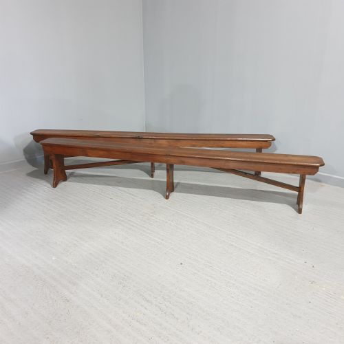 SUPER PAIR VICTORIAN LONG BENCHES - ADDITIONAL PHOTO 1