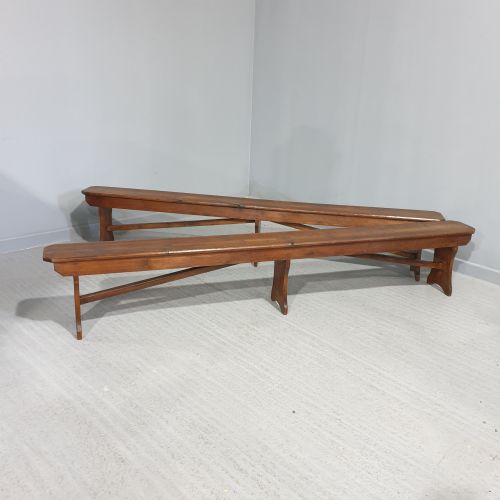 SUPER PAIR VICTORIAN LONG BENCHES - ADDITIONAL PHOTO 2
