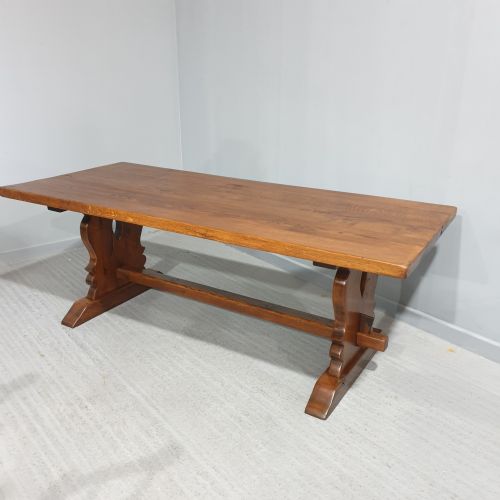 Superb French Oak Refrectory Kitchen Dining Table