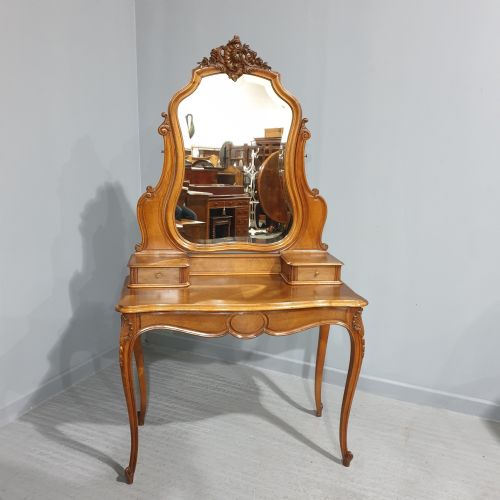 Superb French Walnut Dressing Table