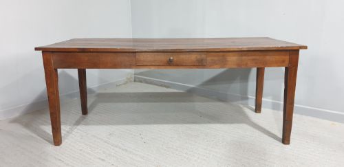 fig 1. English Farmhouse Oak Refrectory Kitchen Dining Table