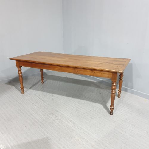 Fabulous French Cherry Farmhouse Kitchen Refrectory Table