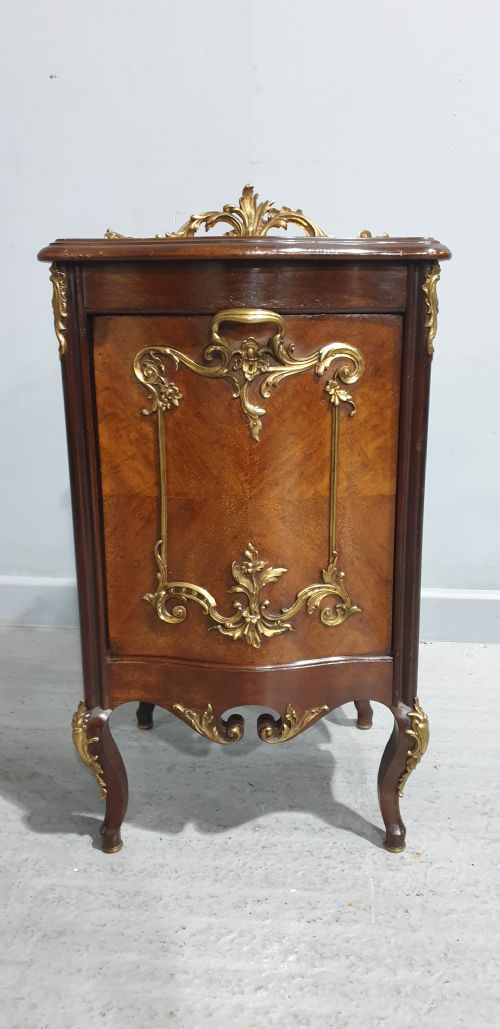LOVELY ORMOLU MOUNTED ENGLISH COAL BIN PERDONIUM - ADDITIONAL PHOTO 2