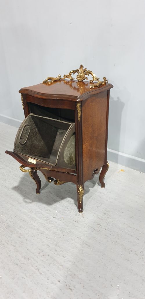 LOVELY ORMOLU MOUNTED ENGLISH COAL BIN PERDONIUM - ADDITIONAL PHOTO 8