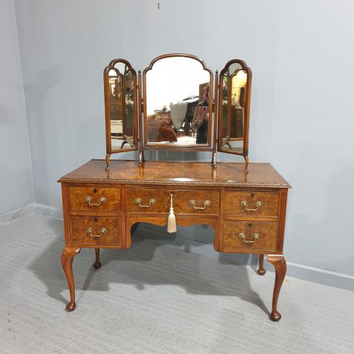 Burr Walnut Dressing Table