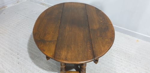 SOLID OAK OVAL COFFEE TABLE - ADDITIONAL PHOTO 7