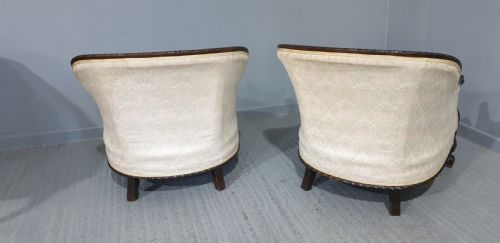 FAB PAIR HOOP BACKED EASY CHAIRS - ADDITIONAL PHOTO 9