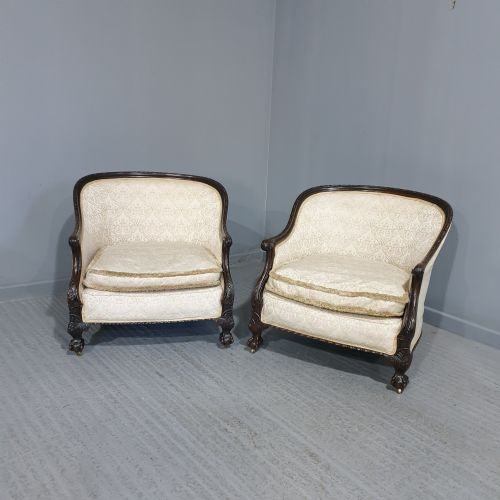 FAB PAIR HOOP BACKED EASY CHAIRS - ADDITIONAL PHOTO 12