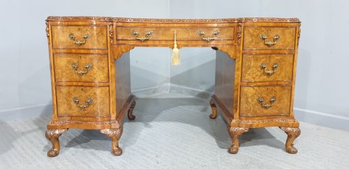 fig 1. Superb Burr Walnut Desk