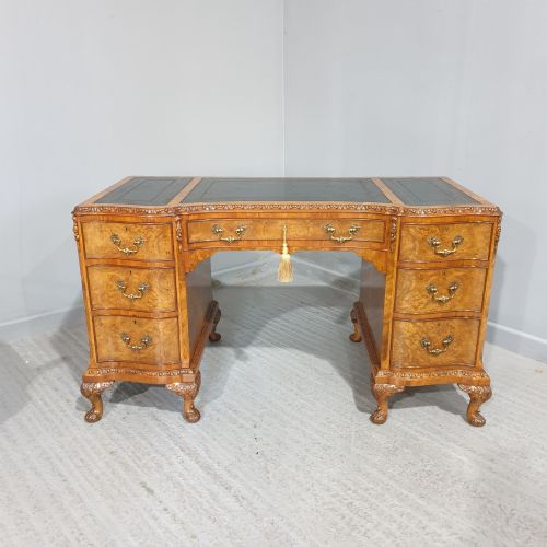 Superb Burr Walnut Desk