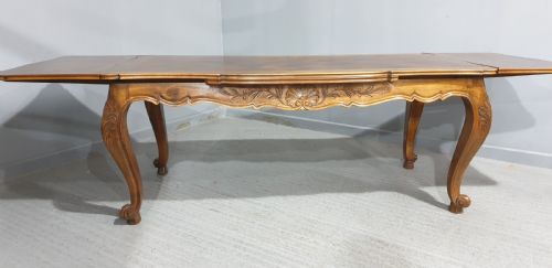 fig 1. Huge French Draw Leaf Dining Table