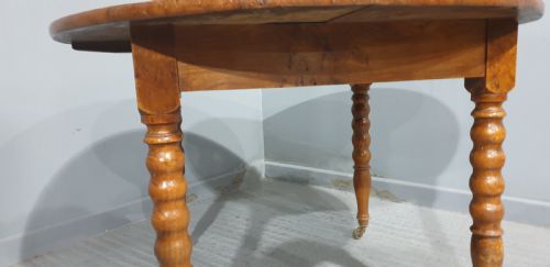 RARE FRENCH ELM KITCHEN DINING TABLE - ADDITIONAL PHOTO 5