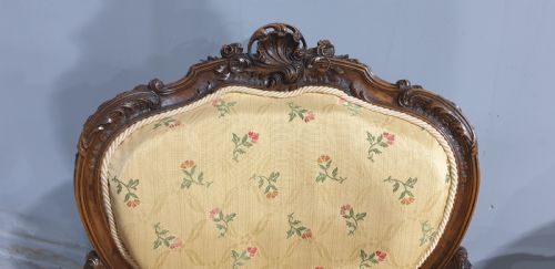 FAB PAIR FRENCH MAHOGANY CHAIRS - ADDITIONAL PHOTO 3