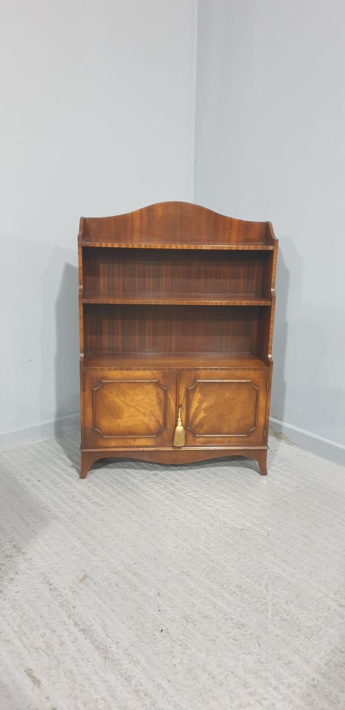 Very Good Mahogany Open Bookcase