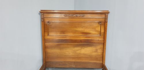 fig 1. French Walnut Double Bed