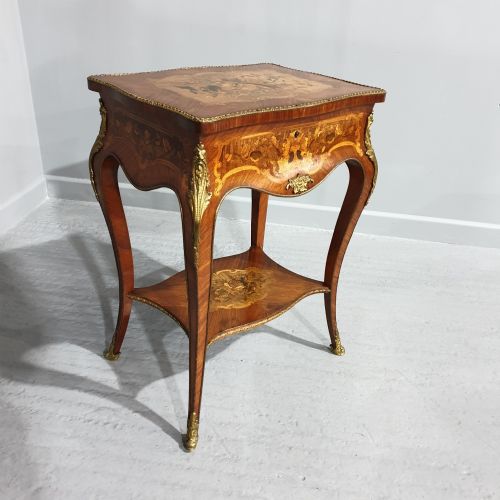 fig 1. Beautiful Inlaid Ladies Vanity Box