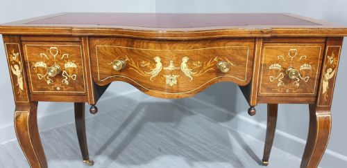 TOP QUALITY LADIES ROSEWOOD DESK - ADDITIONAL PHOTO 2