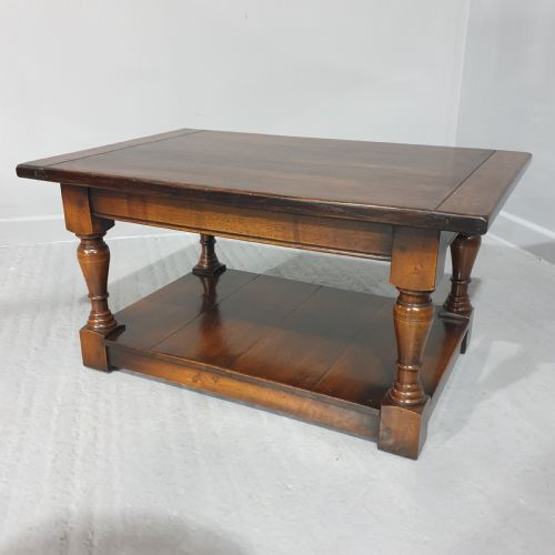 Solid Oak Plank Coffee Table