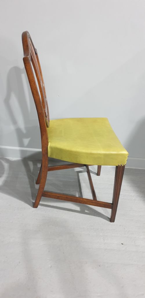SUPER SET SIX GEORGIAN MAHOGANY DINING CHAIRS - ADDITIONAL PHOTO 10