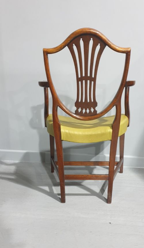 SUPER SET SIX GEORGIAN MAHOGANY DINING CHAIRS - ADDITIONAL PHOTO 13