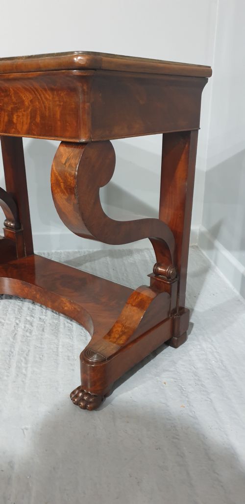 fig 1. French Mahogany Console Desk
