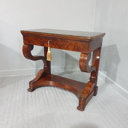 French Mahogany Console Desk