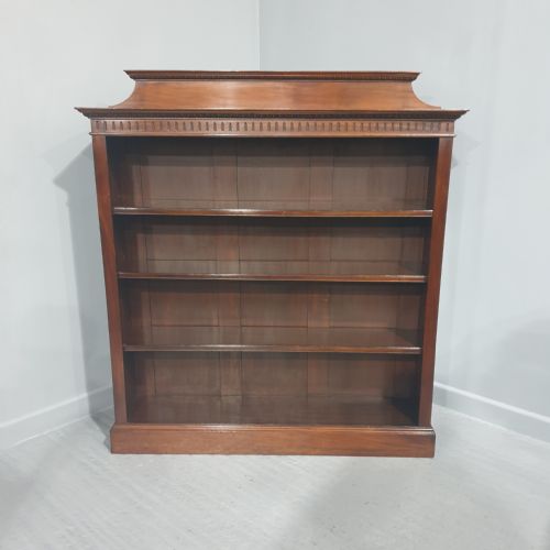 Top Quality Mahogany Open Adjustable Library Bookcase