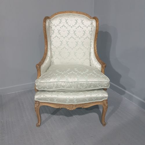fig 1. Superb French Winged Armchair